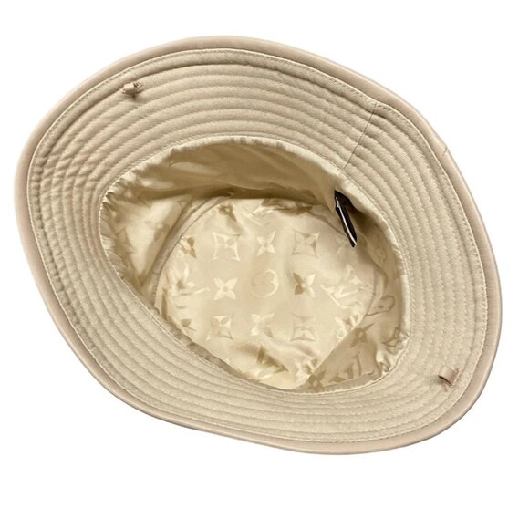 LOUIS VUITTON Bob LV Buddy White Light Pink - Hat Cotton 458-071825 - Picture 4 of 10